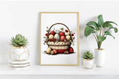 Whimsical Easter Basket Clipart Png Product Image 2