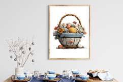 Whimsical Easter Basket Clipart Product Image 3