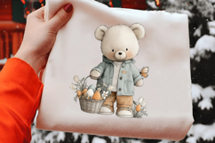 Whimsical Easter Bear Clipart Product Image 2