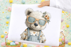 Whimsical Easter Bear Clipart Product Image 2