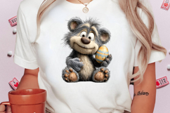 Whimsical Easter Bear Clipart Product Image 2