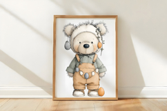 Whimsical Easter Bear Clipart Product Image 3