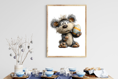 Whimsical Easter Bear Clipart Product Image 3