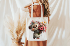 Whimsical Easter Bear Clipart Product Image 5