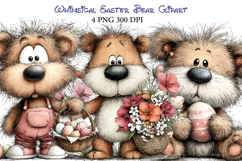 Whimsical Easter Bear PNG Clipart Product Image 1