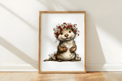 Whimsical Easter Beaver Clipart Product Image 3