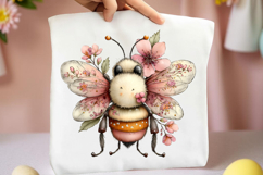 Whimsical Easter Bee Clipart Product Image 3