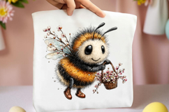 Whimsical Easter Bee Clipart Product Image 2