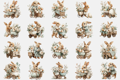 Whimsical Easter Bunny Bundle, Easter Sublimation PNG Product Image 2