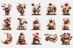 Whimsical Easter Bunny Bundle, Easter Sublimation PNG Product Image 3