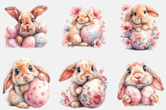 Whimsical Easter Bunny Sublimation PNG Bundle Product Image 4