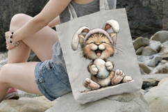 Whimsical Easter Bunny Cat Clipart Product Image 3