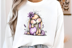 Whimsical Easter Bunny Clipart Product Image 3