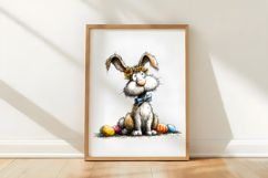 Whimsical Easter Bunny Clipart Product Image 2