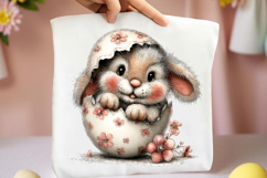 Whimsical Easter Bunny Clipart Product Image 2