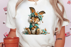 Whimsical Easter Bunny Clipart Product Image 2