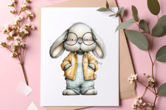 Whimsical easter bunny clipart Product Image 2