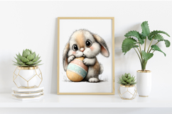 Whimsical Easter Bunny Clipart Product Image 2
