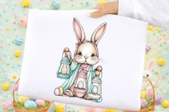 Whimsical Easter Bunny Clipart Product Image 2