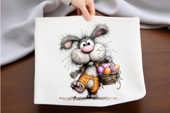 Whimsical Easter Bunny Clipart Product Image 2