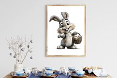 Whimsical Easter Bunny Clipart Product Image 3