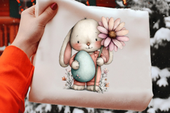 Whimsical Easter Bunny Clipart Product Image 2
