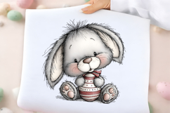 Whimsical Easter Bunny Clipart Product Image 2