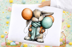 Whimsical Easter Bunny Clipart Product Image 2