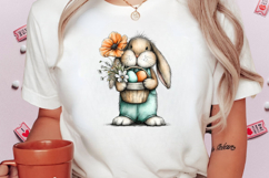 Whimsical Easter Bunny Clipart Product Image 2