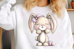 Whimsical Easter Bunny Clipart Product Image 2