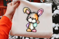 Whimsical Easter Bunny Clipart Product Image 2