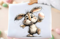 Whimsical Easter Bunny Clipart Product Image 2