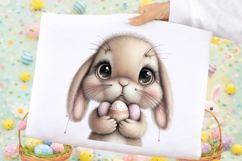 Whimsical Easter Bunny Clipart Product Image 2
