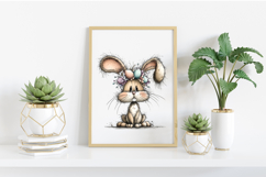 Whimsical Easter Bunny Clipart Product Image 2
