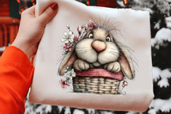 Whimsical Easter Bunny Clipart Product Image 2