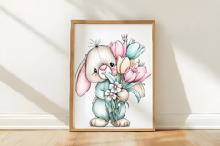 Whimsical Easter Bunny Clipart Product Image 3