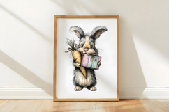 Whimsical Easter Bunny Clipart Product Image 3