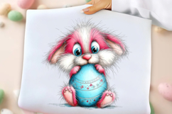 Whimsical Easter Bunny Clipart Product Image 3
