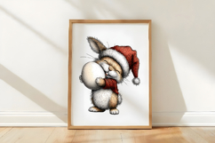 Whimsical Easter Bunny Clipart Product Image 3