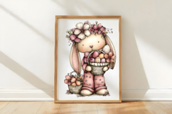 Whimsical Easter Bunny Clipart Product Image 3
