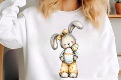 Whimsical easter bunny clipart Product Image 3