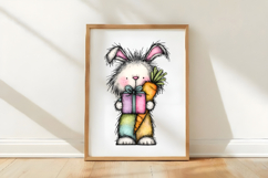 Whimsical Easter Bunny Clipart Product Image 3