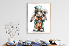 Whimsical Easter Bunny Clipart Product Image 3