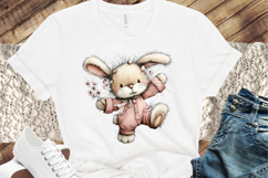 Whimsical Easter Bunny Clipart Product Image 3