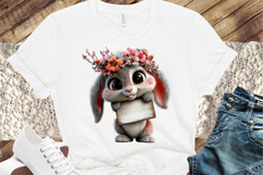 Whimsical Easter Bunny Clipart Product Image 3