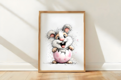 Whimsical Easter Bunny Clipart Product Image 3