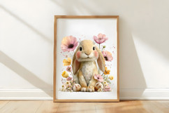 Whimsical Easter Bunny Clipart Product Image 3