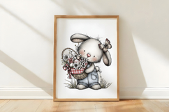 Whimsical Easter Bunny Clipart Product Image 3