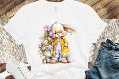 Whimsical Easter Bunny Clipart Product Image 3