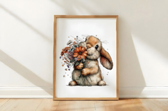 Whimsical Easter Bunny Clipart Product Image 3
